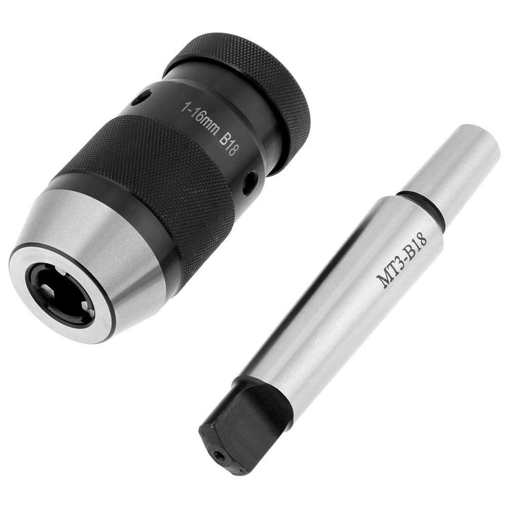 Schnellspannbohrfutter,1-16mm Bohrfutter Selbstspannender Schlüsselloser Drehmaschinenbohrfutter mit