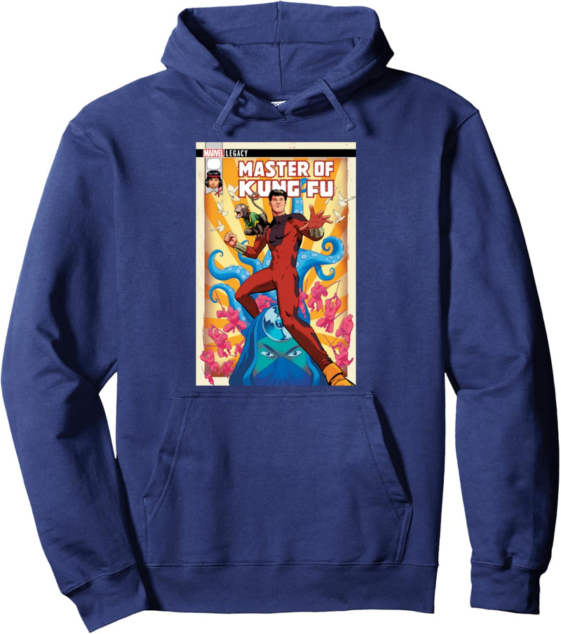 Marvel Master of Kung Fu Octo-Ninja Leap Comic Cover Pullover Hoodie