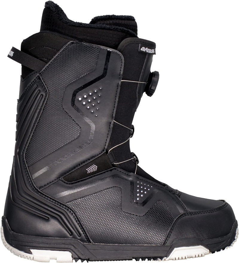 Airtracks Herren Snowboard Boots Strong ATOP Snowboardschuhe - QL Snowboardboots - Schwarz Boots EU