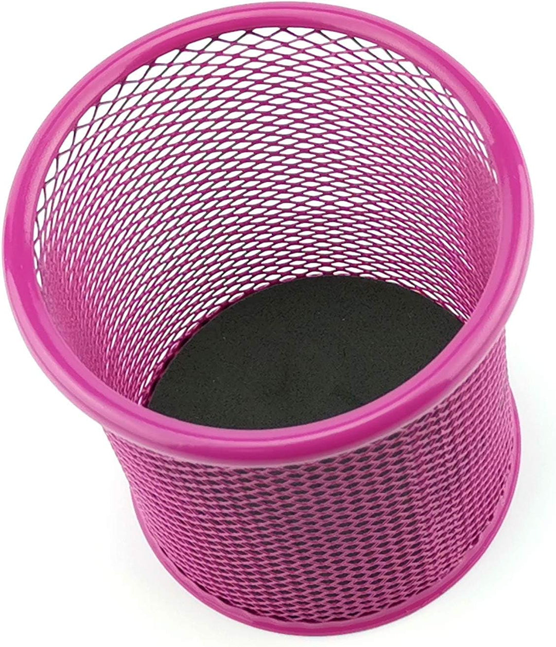 Leviatan Metall Stifteköcher 24 Stück | Stiftehalter rund aus Drahtmetall | Mesh Multifunktions Bech