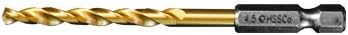Metallbohrer-Set Cobalt Ø 1.5-5.0 Sechskantschaft, Titanium Coating, HSSCo (M35) | Hex Shank Drill B