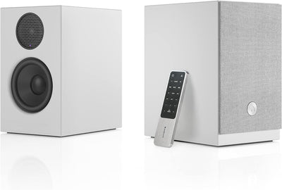 Audio Pro A28 - Kabellose Aktiv Multiroom Lautsprecher mit Bluetooth & WiFi - Stereo Speaker für Hom