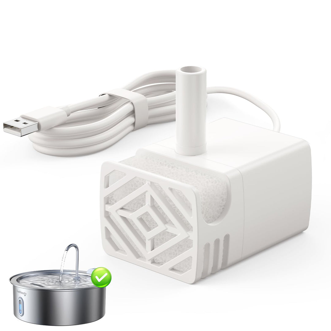 FEELNEEDY Ersatz-Wasserpumpe für 7L Trinkbrunnen für Hunde FN-W14
