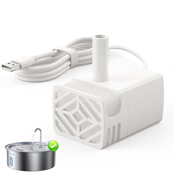 FEELNEEDY Ersatz-Wasserpumpe für 7L Trinkbrunnen für Hunde FN-W14