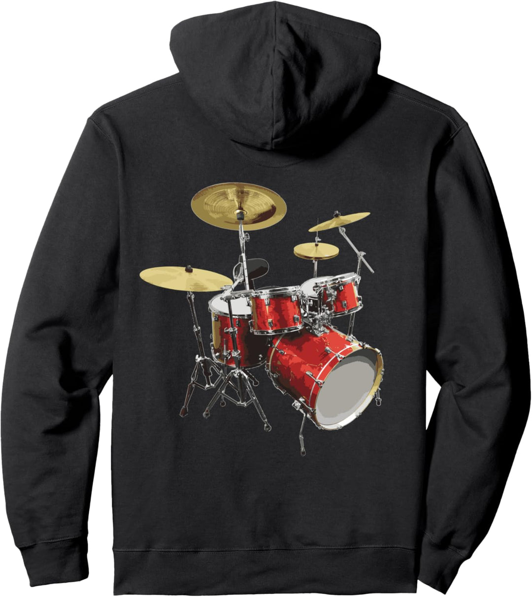 Schlagzeug T-Shirt Geschenk für Schlagzeuger Drummer Musik Pullover Hoodie