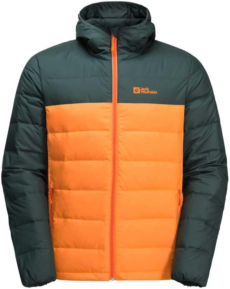 Jack Wolfskin Herren Ather Down Hoody M Daunenjacke M dragon fire, M dragon fire
