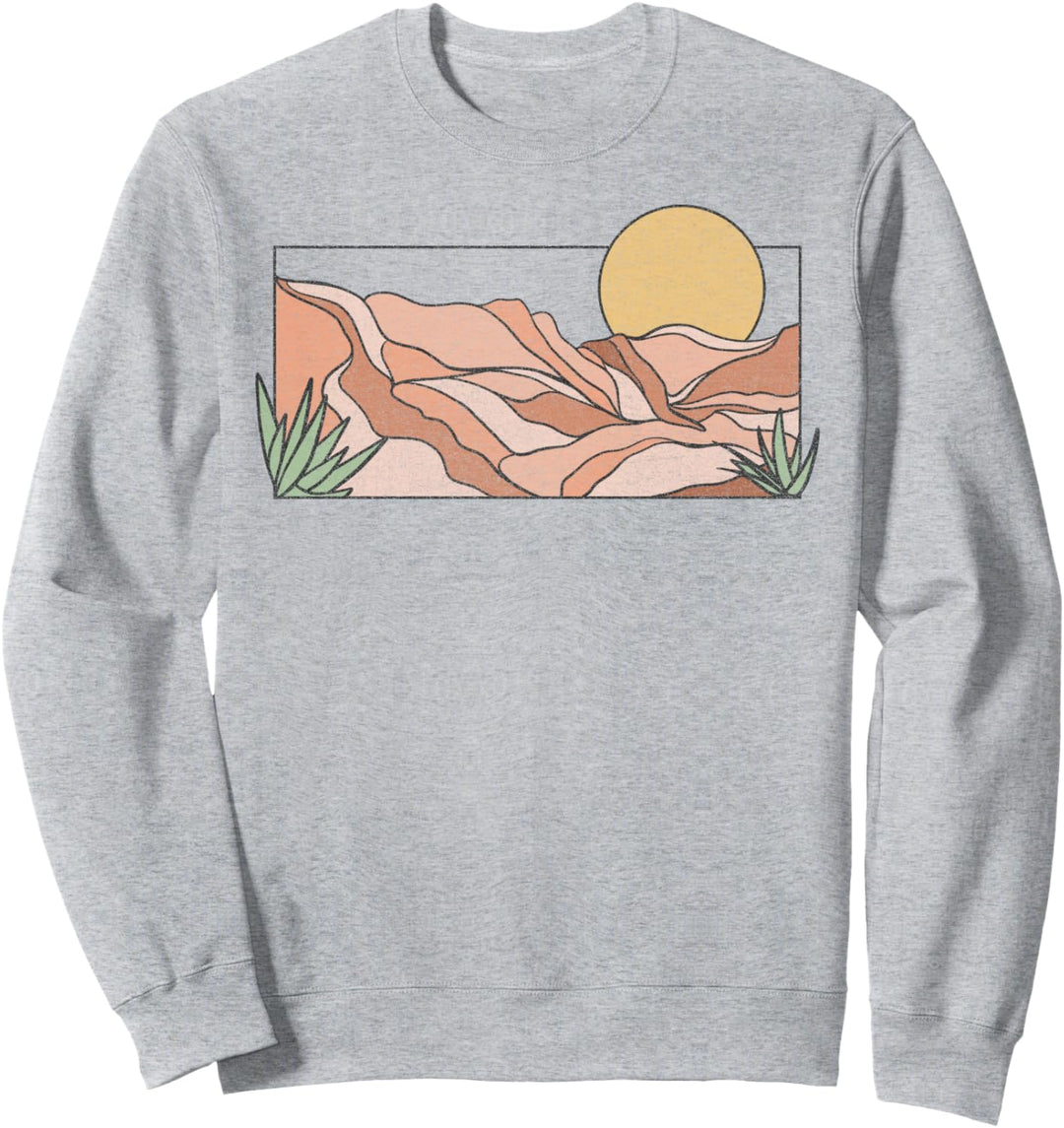 Trendy Modern Line Scape Sweatshirt