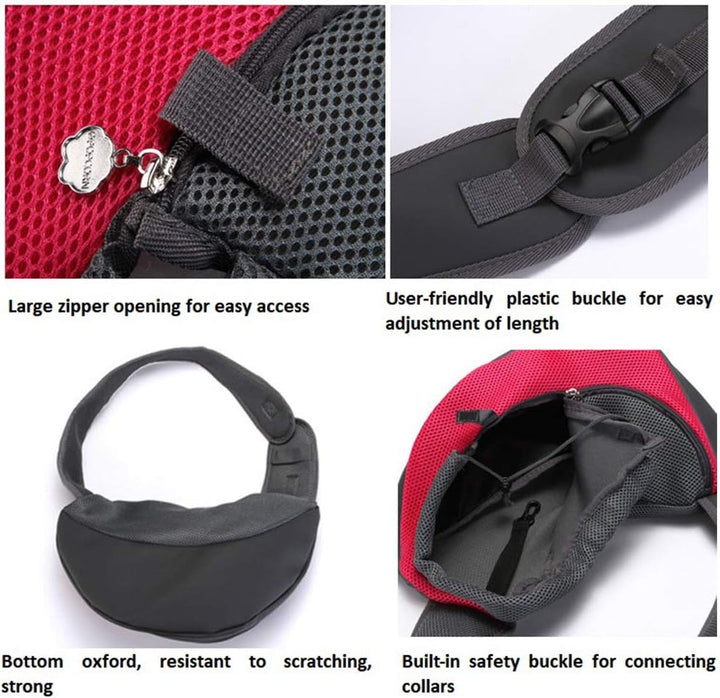 Katzen Hunderucksack, Haustier Umhängetasche, Hundetragetasche Outdoor Tragetasche Hund, Hunde Trage