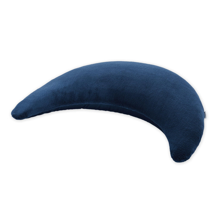 Theraline Plüschmond Stillkissen, Kopfkissen und Nackenkissen mit Perlen, ergonomisches Kissen zum S