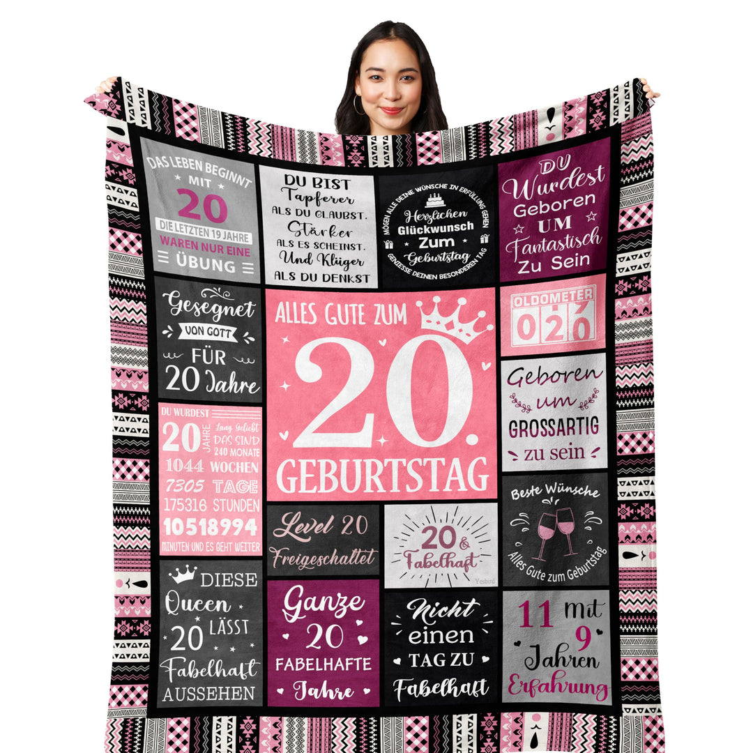 20 Geburtstag Frauen, 20 Geburtstag Deko, 20. Geburtstag Frauen, Geschenke zum 20 Geburtstag Frau, G