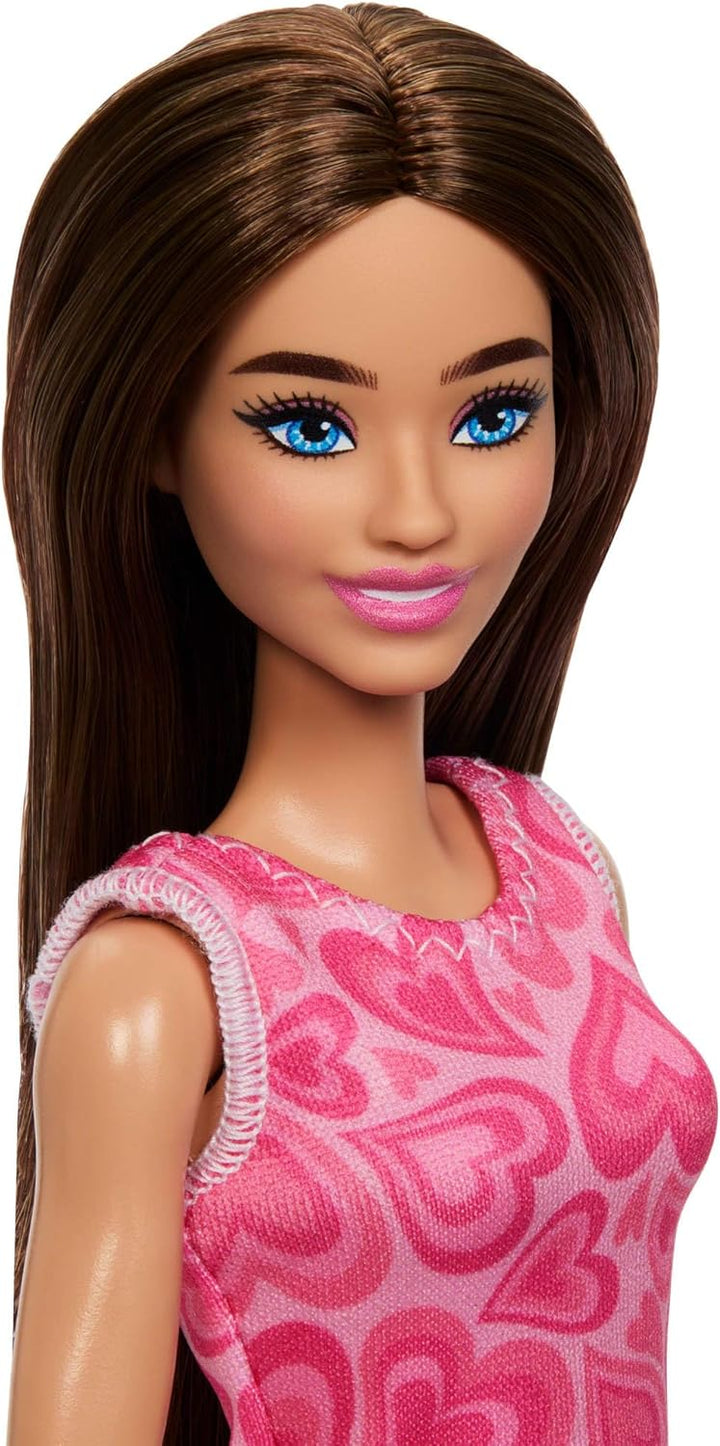 Barbie Karriere Lehrerin-Spielset mit Modepuppe im abnehmbaren Kleid, Kleinkind-Puppe, Tafel und Zub