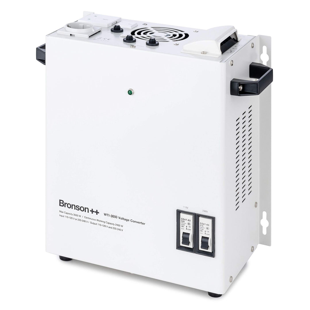 Bronson WTI 3000 110 Volt USA Spannungswandler Transformator zur Wandmontage 3000 Watt - In: 110V od