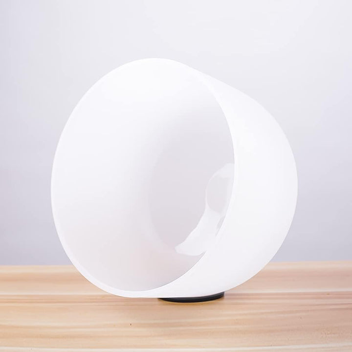 Frosted 432Hz C Wurzelchakra Quarzkristall-Klangschale für Meditation, Yoga und Entspannung, 25,4 cm