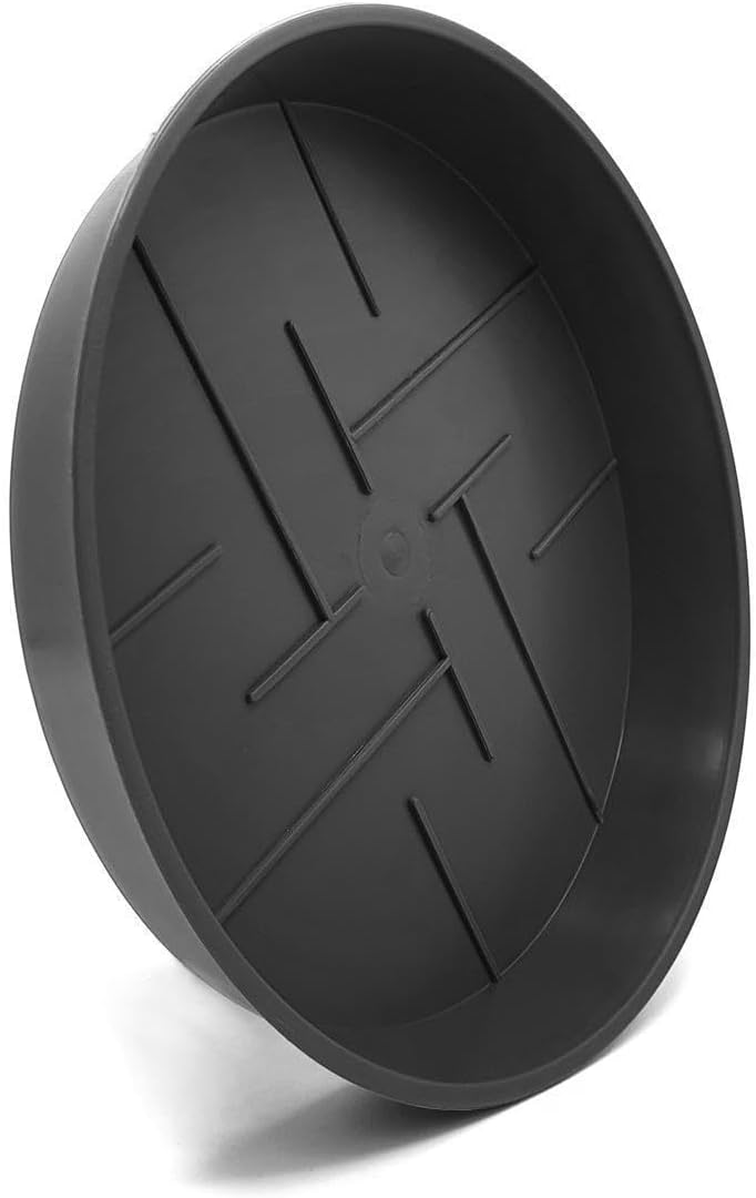 10er-Set Blumentopf-Untersetzer Rund aus Plastik 27 cm Durchmesser, Untertopf für Innen- und Aussenb