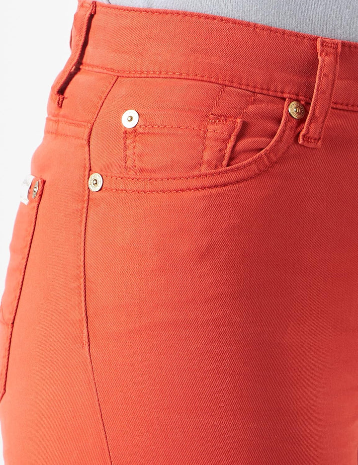 7 For All Mankind Damen Hose 26 Rot, 26 Rot