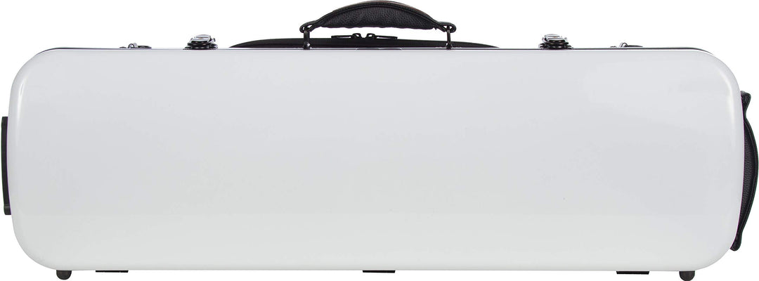 Geigenkoffer Glasfaser Oblong 4/4 white - brownish red M-Case