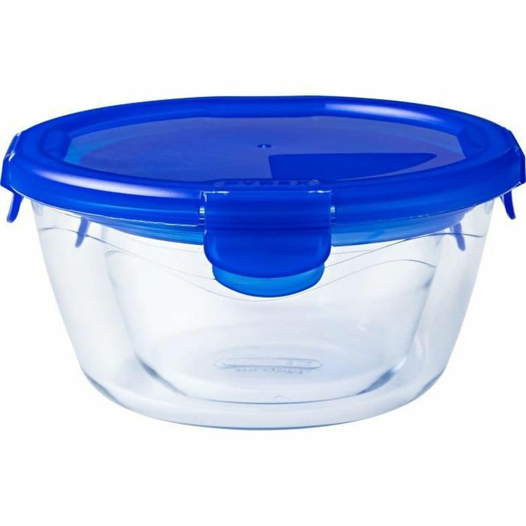 Pyrex Cook & Go Lunchbox, 3 Stück, gleiches Fassungsvermögen (3 x 0,7 l, rund) 3 x 0,7L - Rond, 3 x