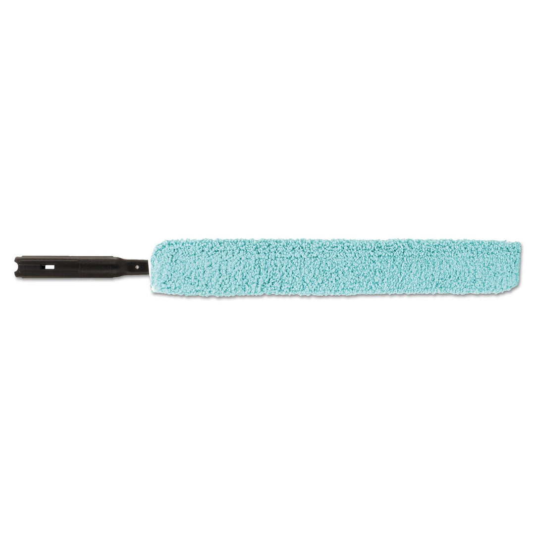 Rubbermaid Commercial Products HYGEN Quick Connect Flexible Dusting Wand with Microfiber Sleeve - Bl