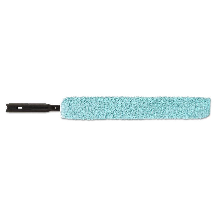 Rubbermaid Commercial Products HYGEN Quick Connect Flexible Dusting Wand with Microfiber Sleeve - Bl