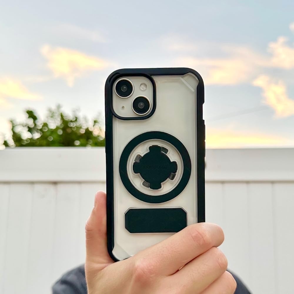 ROKFORM Rokform - iPhone 15 Hülle, Crystal Series, magnetische klare iPhone 15 Hülle mit RokLock Dre