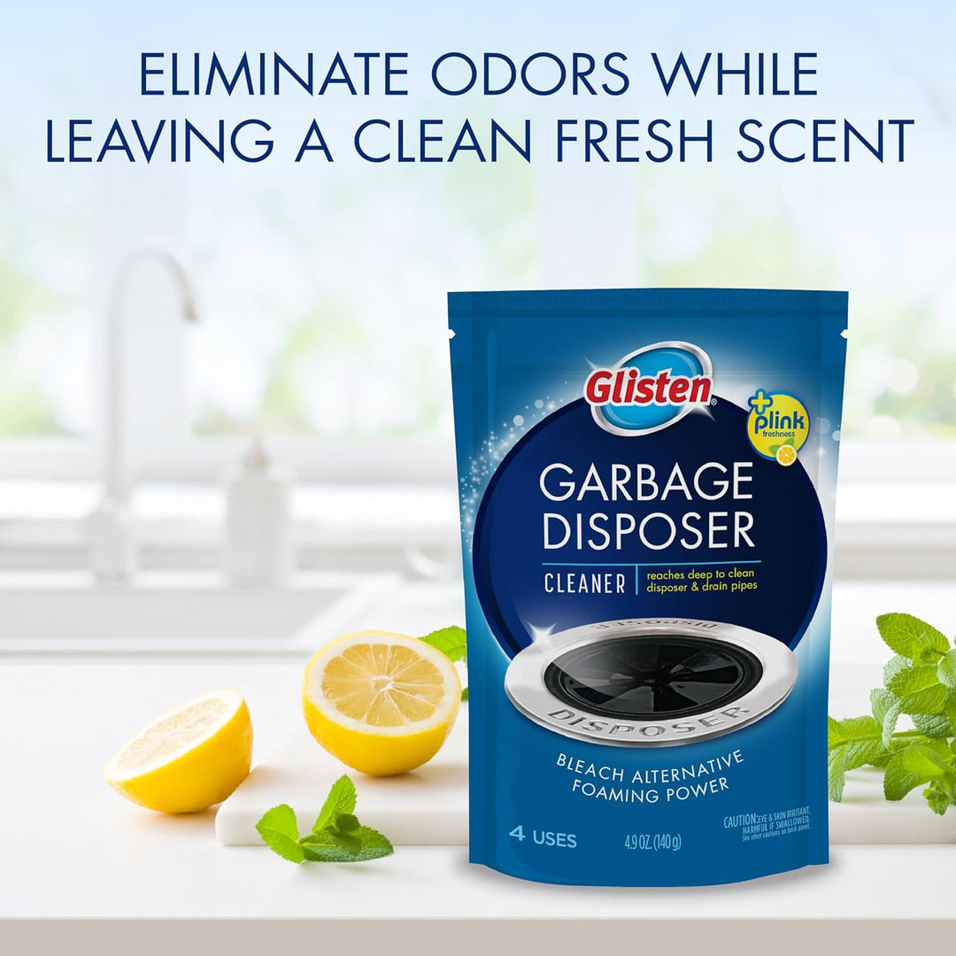Glisten Herrscher Care Schäumendes Garbage Herrscher Cleaner-4.9 Unzen (4 Anwendungen) -Powerful Ent