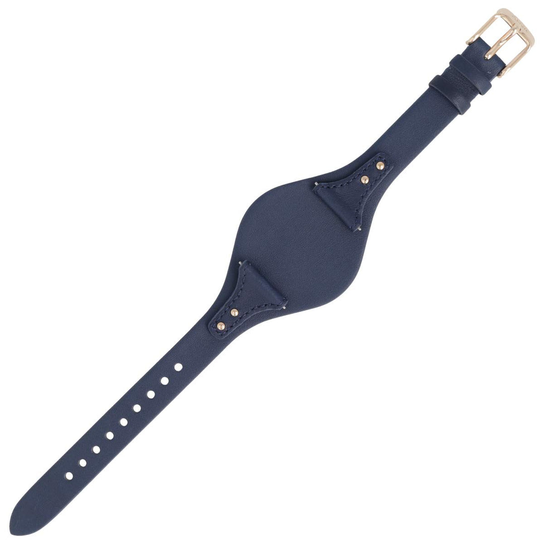 Fossil Uhrenarmband 18mm Leder Blau - ES-3838 | LB-ES3838