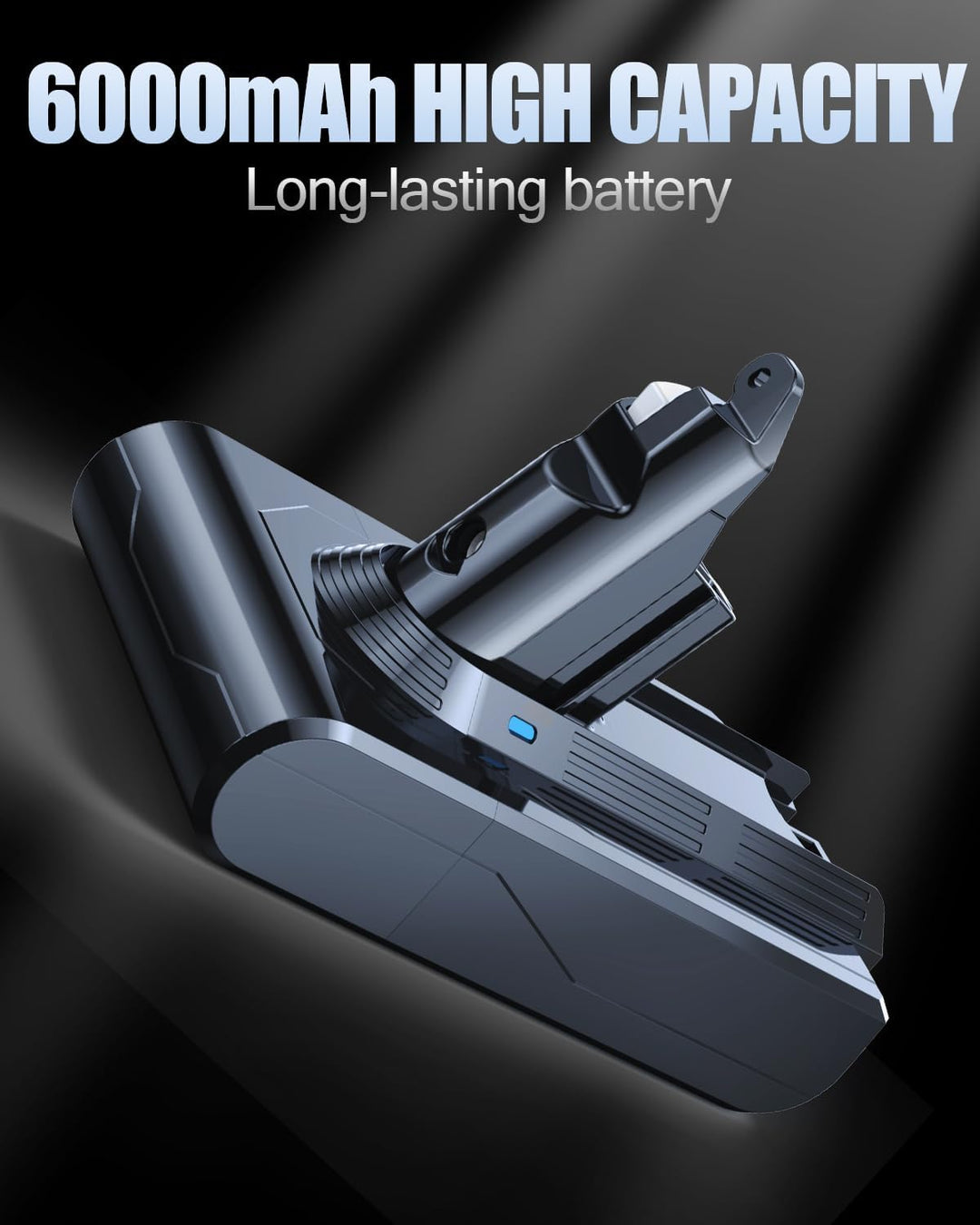 6000mAh Akku kompatibel mit Dyson V6, V6 Motorhead Pro Exclusive, DC62, DC62 Animal/Animalpro, DC74,