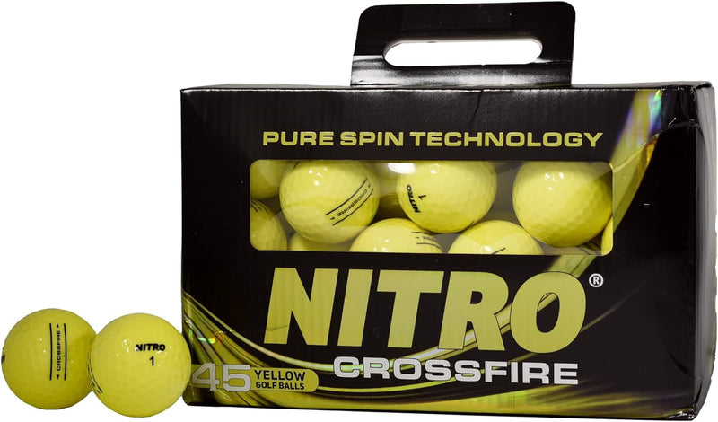 Nitro Crossfire Kugel-Set, Gelb, 45 Stück