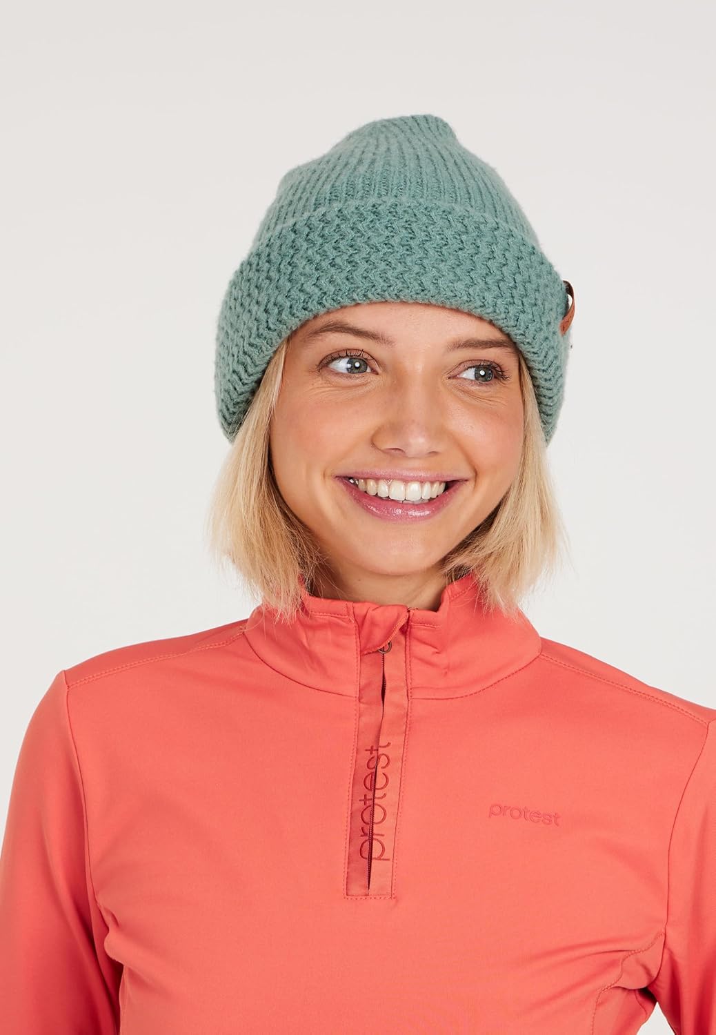 Protest Damen 1/4-reissverschluss FABRIZ S Tosca Red, S Tosca Red