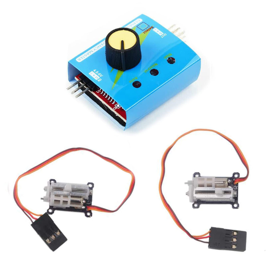 Wishiot 2 Stück winzige 1,5 g Servo Micro Linear Digital Servo Leichte Mini Grösse für Indoor Flugze