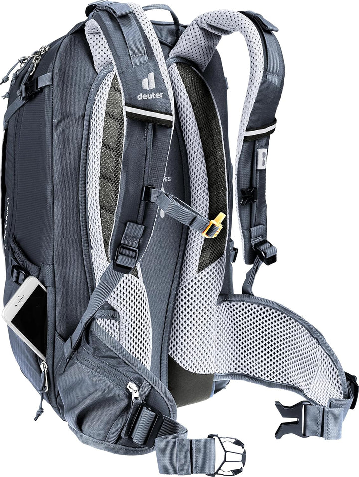 deuter Herren Trans Alpine 24 Fahrradrucksack (1er Pack) 24 L Schwarz, 24 L Schwarz