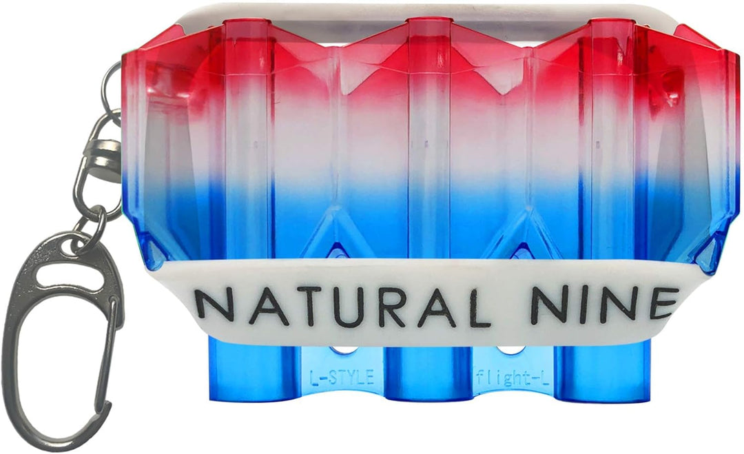 L-style - Krystal Flight Case - N9 Tri Color Farbe Tricolor Blue Hawaii blau-weiss-rot, Blue Hawaii