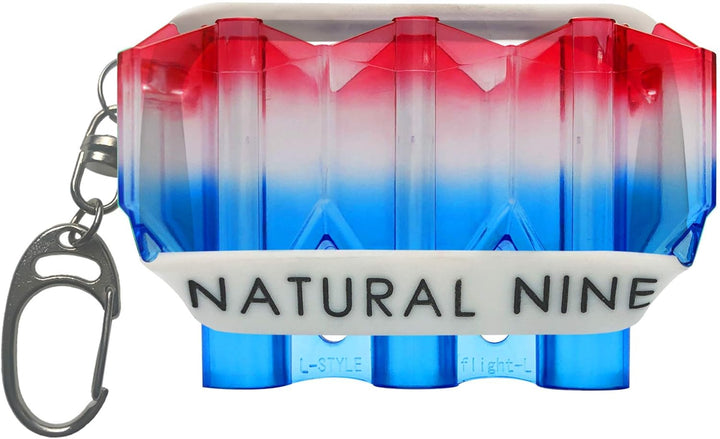 L-style - Krystal Flight Case - N9 Tri Color Farbe Tricolor Blue Hawaii blau-weiss-rot, Blue Hawaii