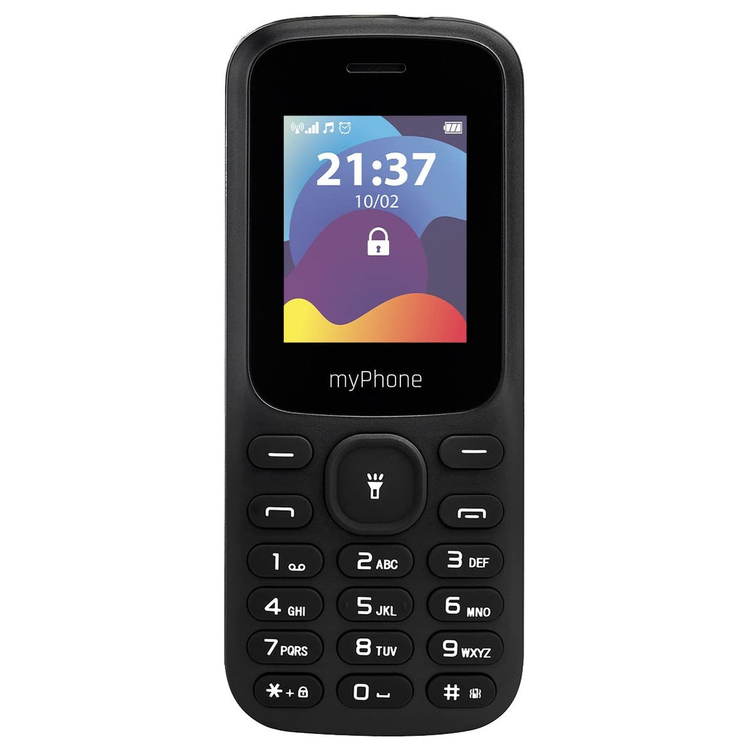 MP myPhone Fusion Tastentelefon, grosse beleuchtete Tasten, Farbdisplay 1,77", Akku 600 mAh, Fackel,