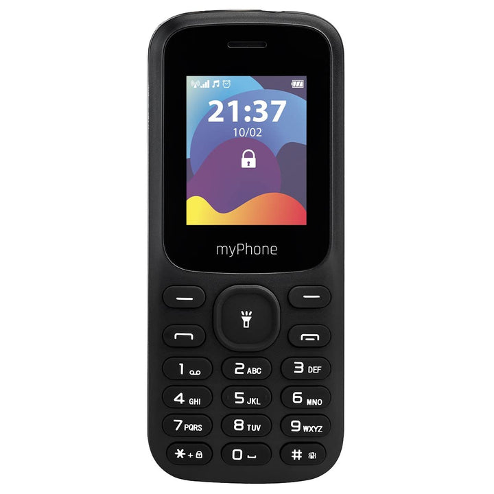 MP myPhone Fusion Tastentelefon, grosse beleuchtete Tasten, Farbdisplay 1,77", Akku 600 mAh, Fackel,