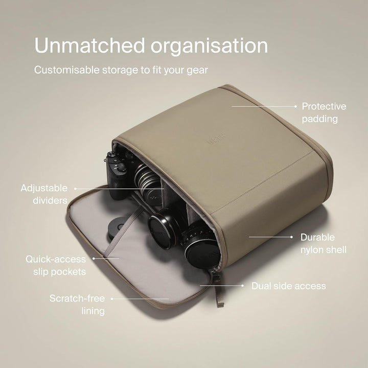 Urth Norite 11,3 l Kamera-Einsatztasche – Wasserabweisende, gepolsterte, recycelte Tasche für DSLR/S