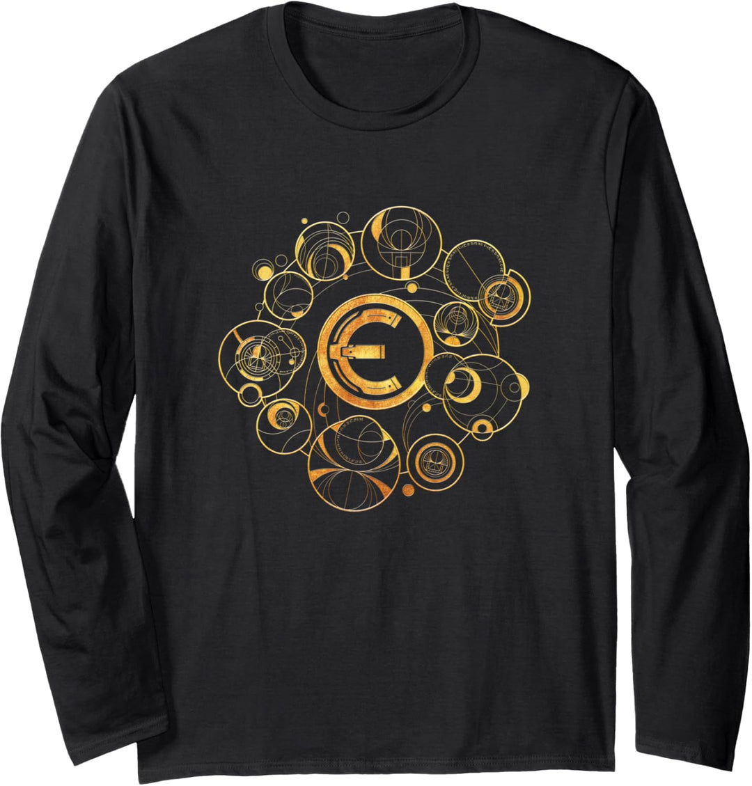 Marvel Eternals Geometric Golden Spheres Langarmshirt