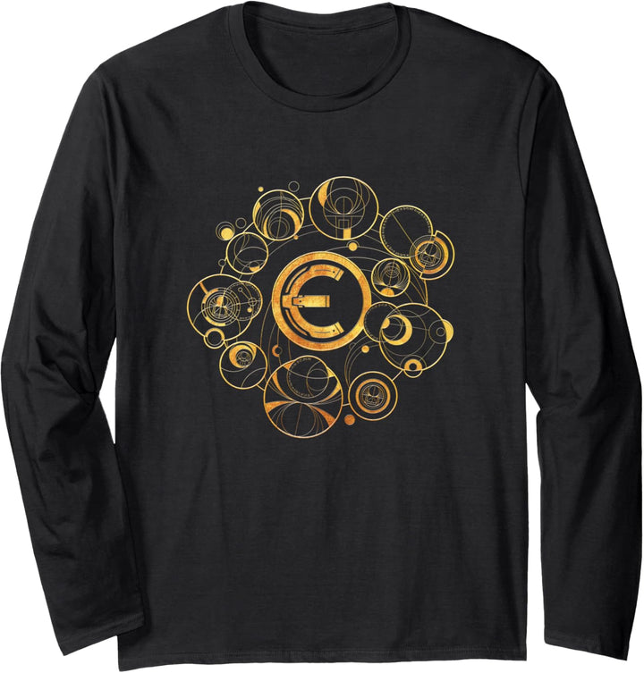 Marvel Eternals Geometric Golden Spheres Langarmshirt