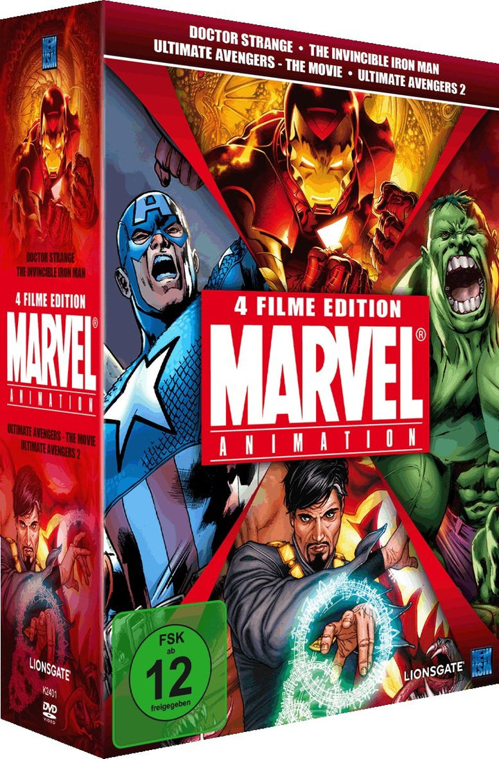 Marvel Animation Vol. 1 (Doctor Strange, The Invincible Iron Man, Ultimate Avengers 1 & 2) [4 DVDs]