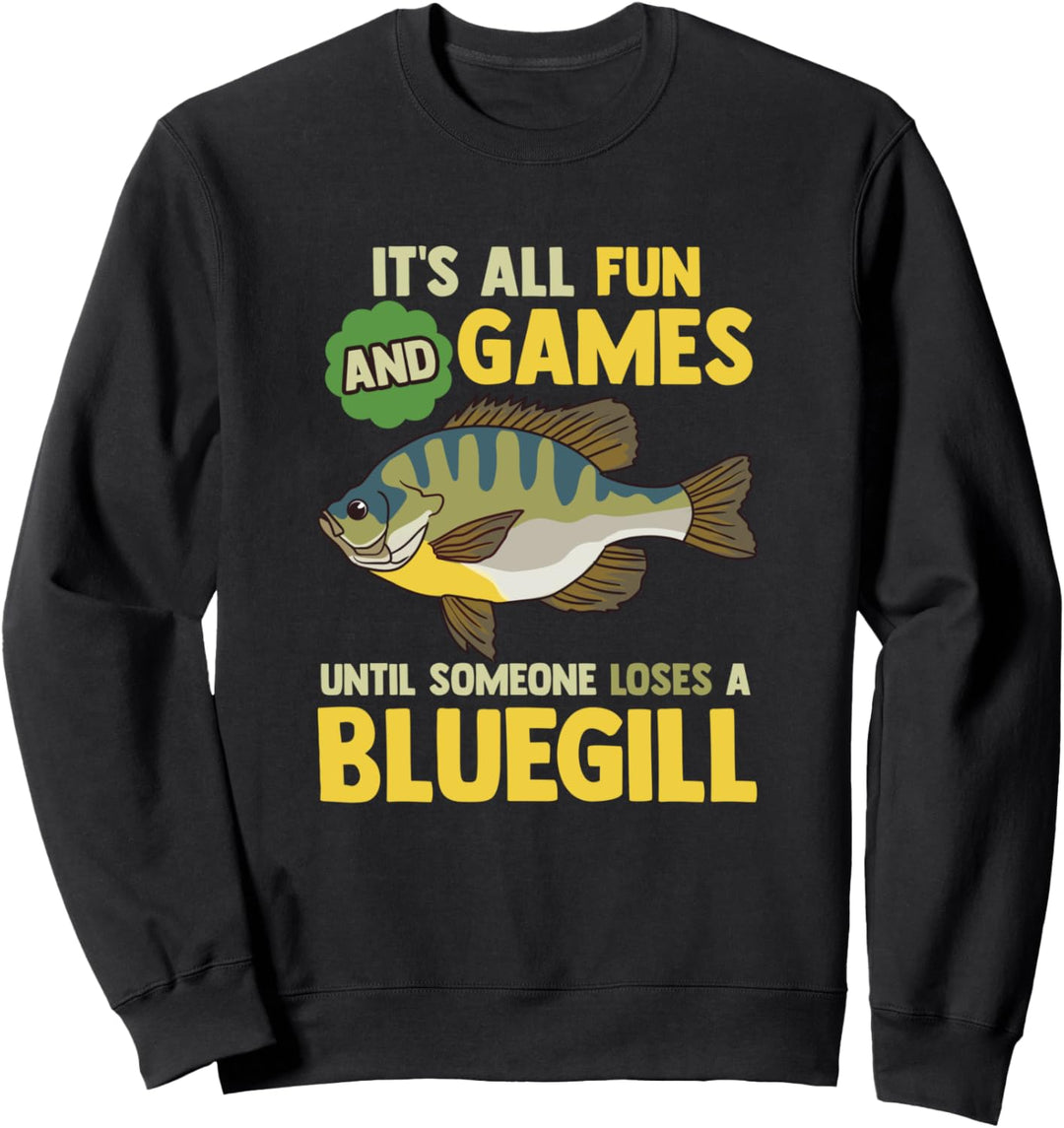 Barsch Angeln Süsswasserfisch Grafik Angler Sweatshirt