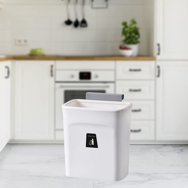 9 Liter Kompostmülleimer Küche mit Deckel, kleiner Komposteimer für Türen oder Wand, hängender Abfal