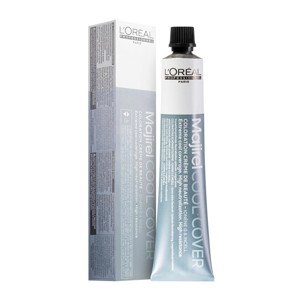 L'Oréal Professionnel Majirel Cool Cover B7 6.1, 50 ml 6,1 Dunkelblond Asch 50 ml (1er Pack), 6,1 Du