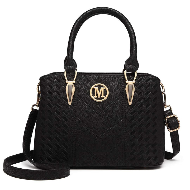 Miss Lulu Handtasche Damen Mittelgross Henkeltasche Elegante Schultertasche Tasche für Damen mit Lyc
