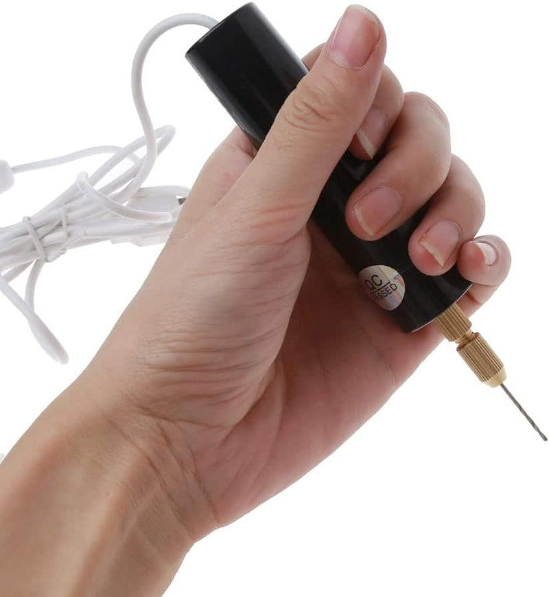 Lobounny Mini Elektrische Bohrmaschine Handheld Bohrer Kit Epoxy Harz Schmuck Herstellung Holz Handw
