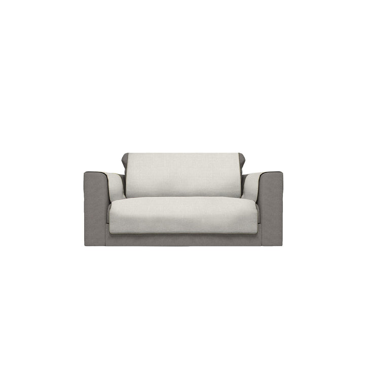 Italian Bed Linen CD-COMFORT-PANNA-2P Komfort-Antigleiten-Sofa-Decke,2 Plätze, Creme 2 Plätze Creme,