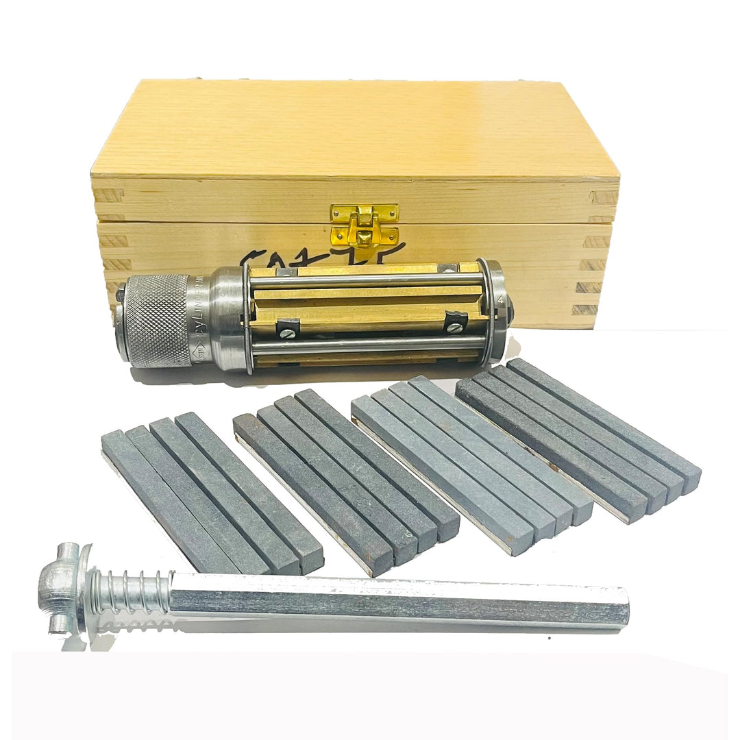 Motorzylinder-Honsatz, 50 mm bis 75 mm, mit 4 zusätzlichen Trägern, verstellbarer Hand-Honmaschinen-