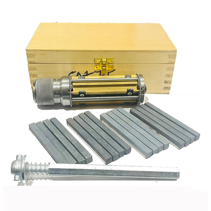 Motorzylinder-Honsatz, 50 mm bis 75 mm, mit 4 zusätzlichen Trägern, verstellbarer Hand-Honmaschinen-
