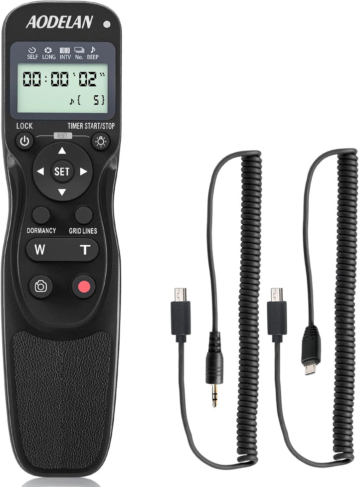 Aodelan Camera Remote Control with Zoomer,Wired Timer Shutter Release Compatible with Sony A7,A7 III