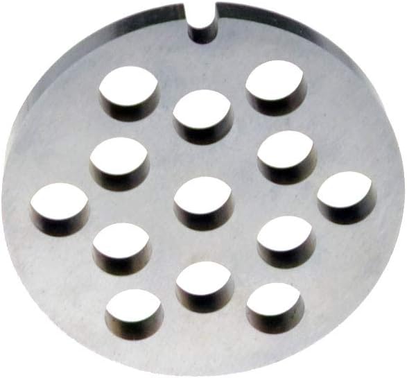 Wessper Lochscheibensatz für alle Fleischwolf Grössen 5 / 4MM + 8MM und 1 zweiseitiges Kreuzmesser -