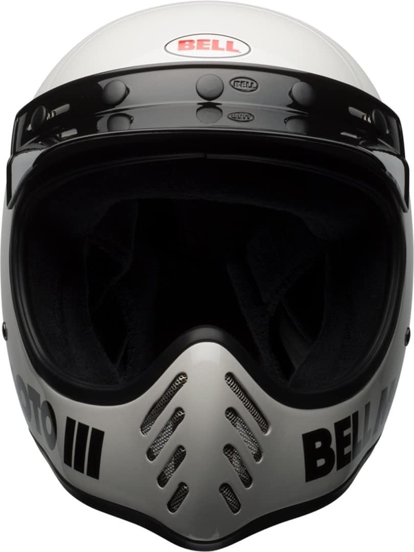 BELL Moto-3 Classic Endurohelm (weiss), L (59)